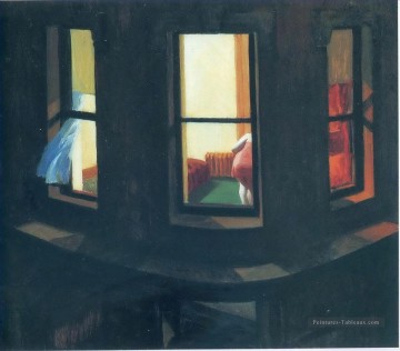 fenêtres de nuit Edward Hopper Peinture à l'huile